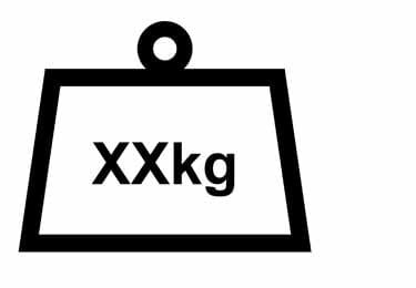 A symbol for contents weight