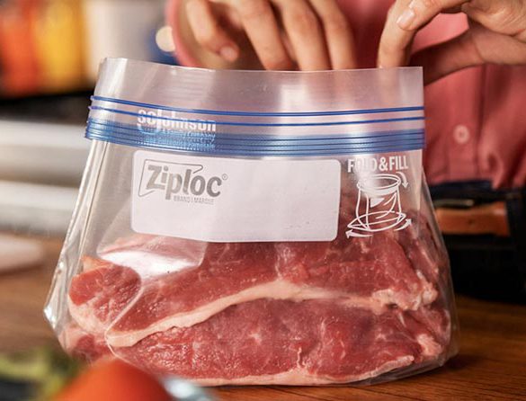 Ziploc's new packaging