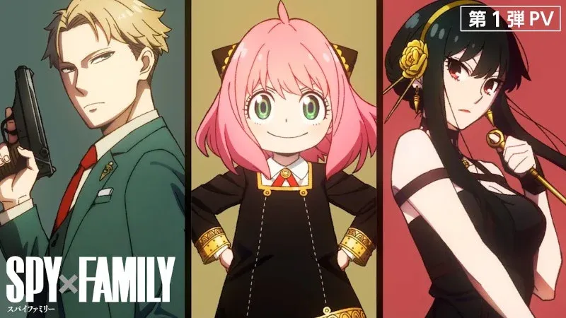 Spy x Family anime main characters in their disguises